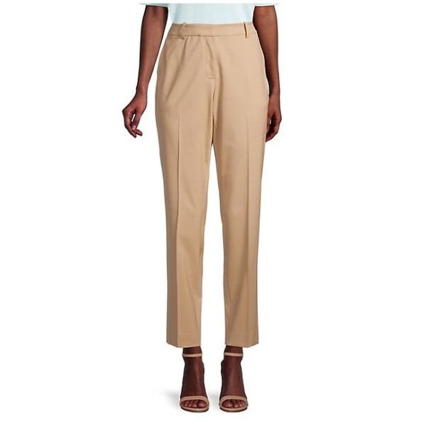 Stretch Wool Ankle Pants